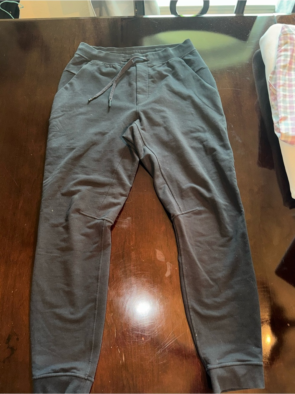 lululemon athletica Black Men's Jogger Sweatpants with Drawstring - P